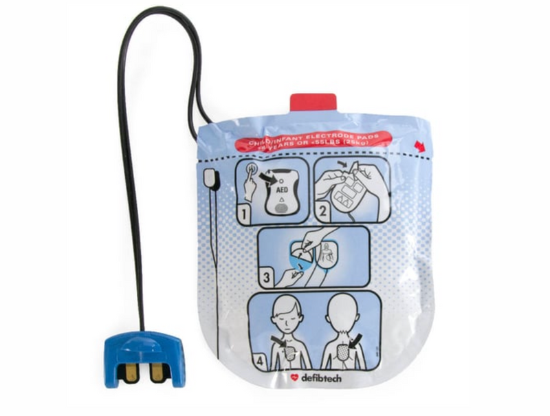 Load image into Gallery viewer, Pediatric Electrodes for Defibtech Lifeline AED
