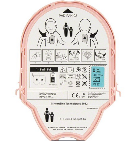 HeartSine Pediatric Pad-Pak